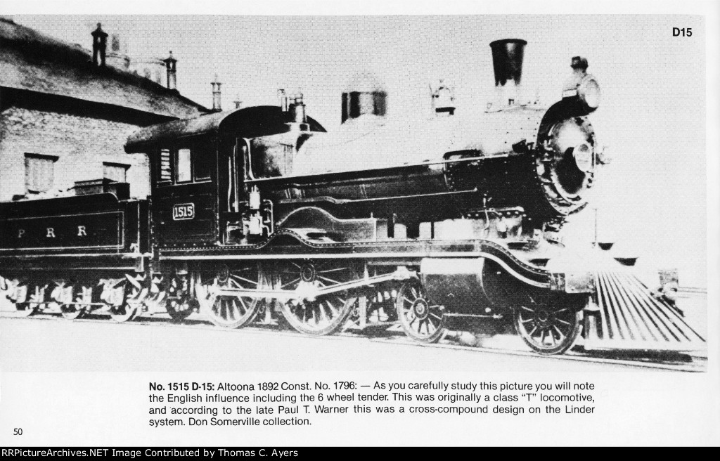 PRR "Class 'D' Locomotives," Page 50, 1981